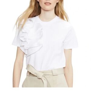 Ted Baker relaxed cotton tee with frill